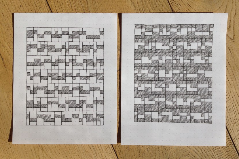 Geometriquilt: Sunday sketch #8