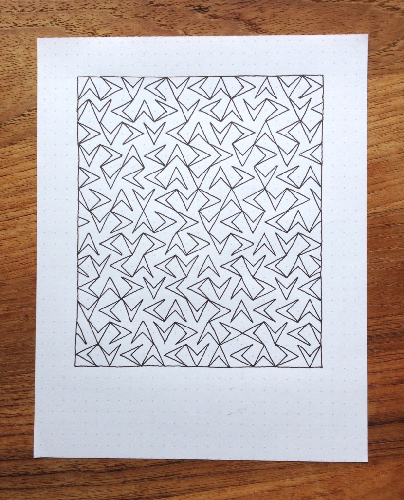 Geometriquilt: Sunday sketch #16