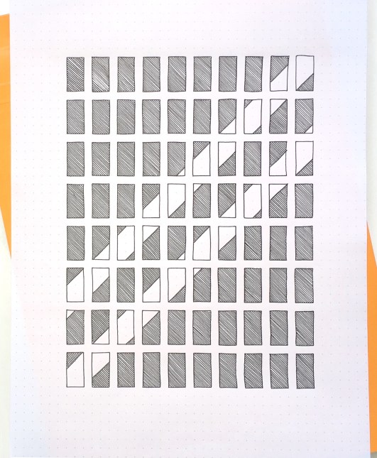 Geometriquilt: Sunday sketch #54