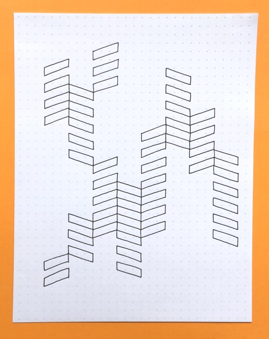 Geometriquilt: Sunday sketch #59-1