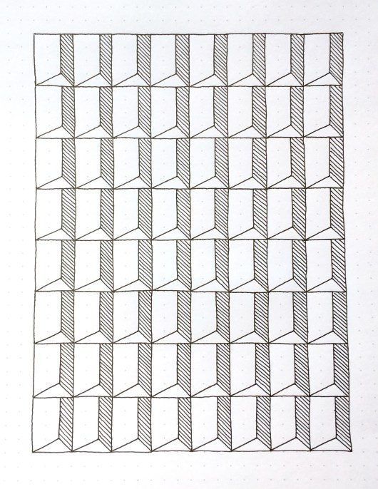 Geometriquilt: Sunday sketch #61-1