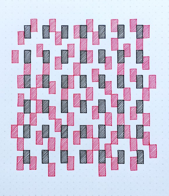 Geometriquilt: Sunday sketch #67-2