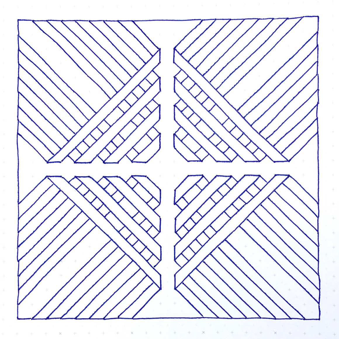 Geometriquilt: Sunday sketch #74