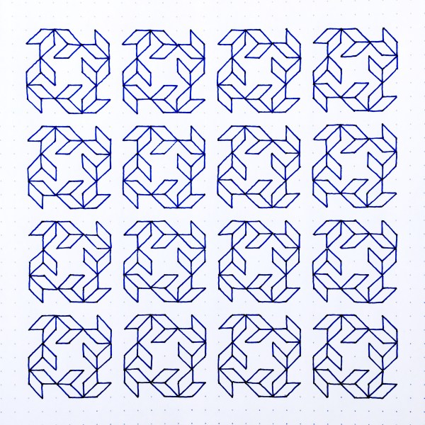 Geometriquilt: Sunday sketch #82