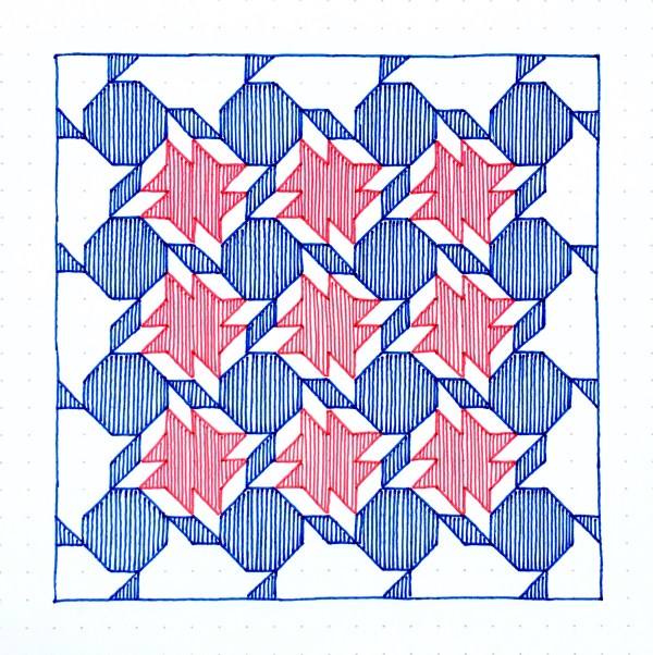 Geometriquilt: Sunday sketch #83-3
