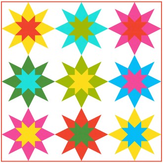 Geometriquilt: Sunday sketch #95-3