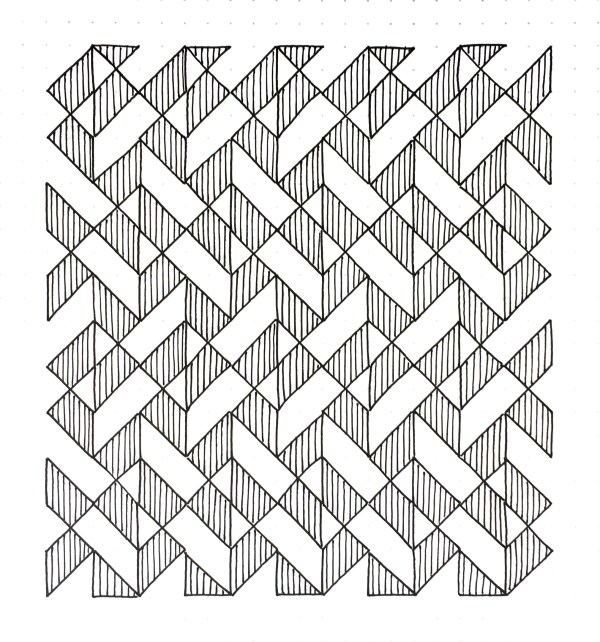 Geometriquilt: Sunday sketch #98