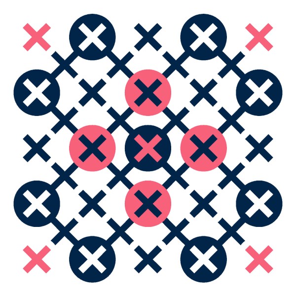 Geometriquilt: Sunday sketch #131-5