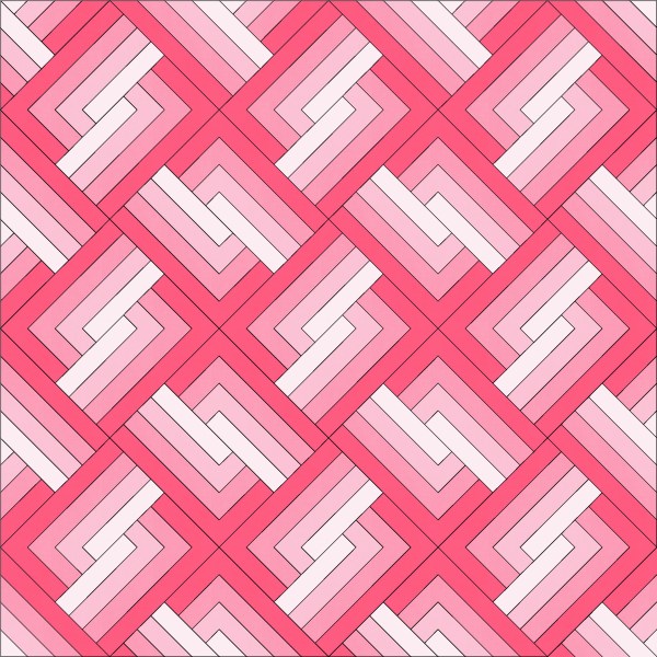 Geometriquilt: Sunday sketch #128-2
