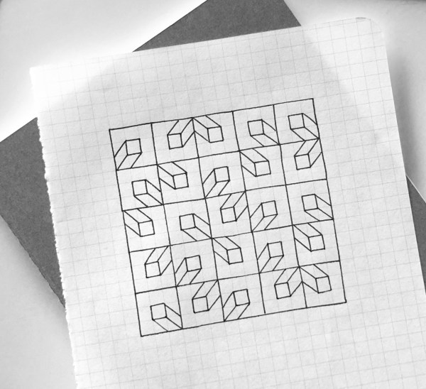 Geometriquilt: Sunday sketch #137