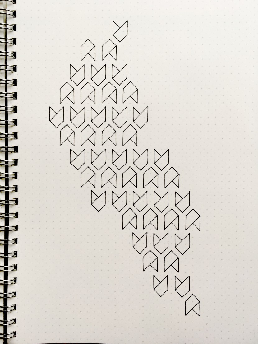 Geometriquilt: Sunday sketch #140