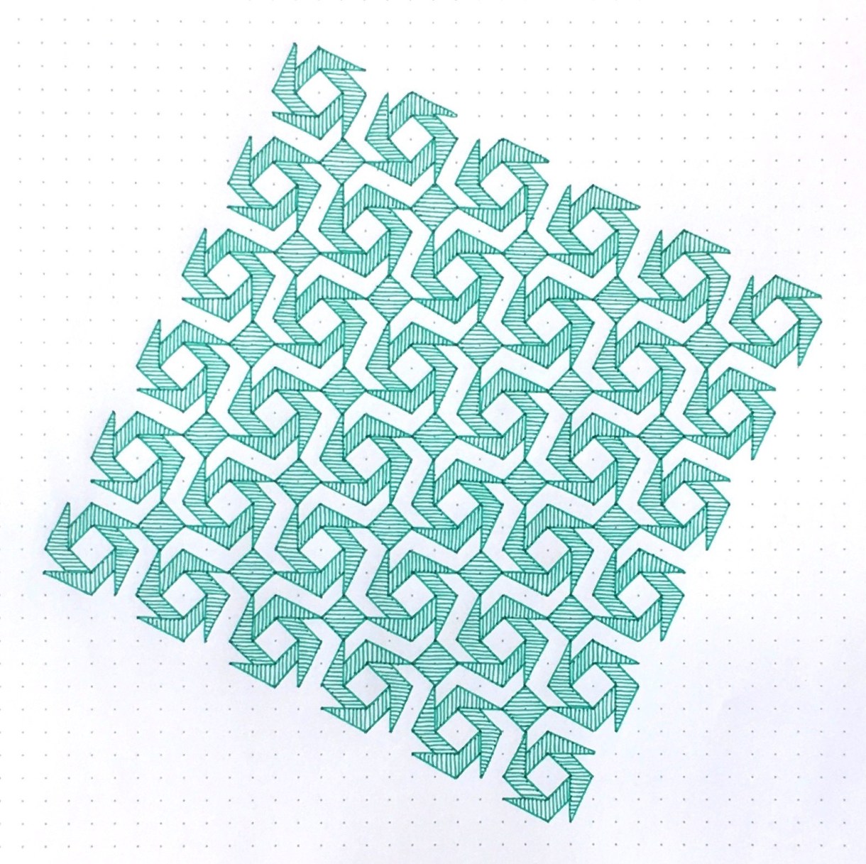 Geometriquilt: Sunday sketch #145