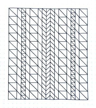 Geometriquilt: Sunday sketch #155-3
