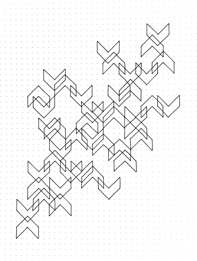 Geometriquilt: Sunday sketch #156