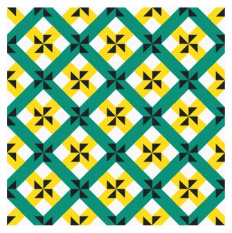 Geometriquilt: Sunday sketch #159-1