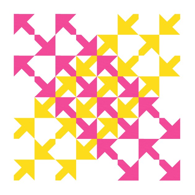 Geometriquilt: Sunday sketch #170-4