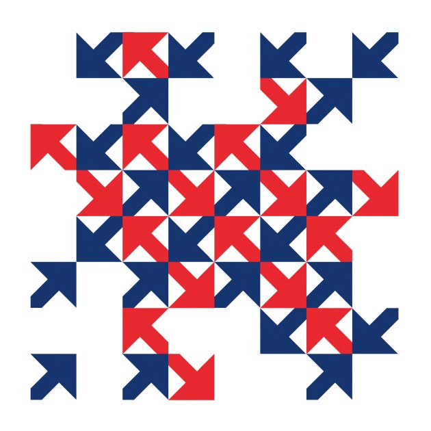 Geometriquilt: Sunday sketch #170-5