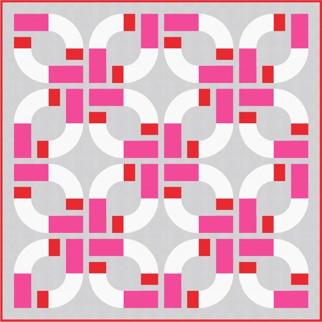 Geometriquilt: Sunday sketch #177-3