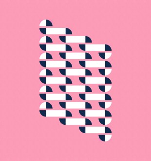 Geometriquilt: Sunday sketch #184 (3b)