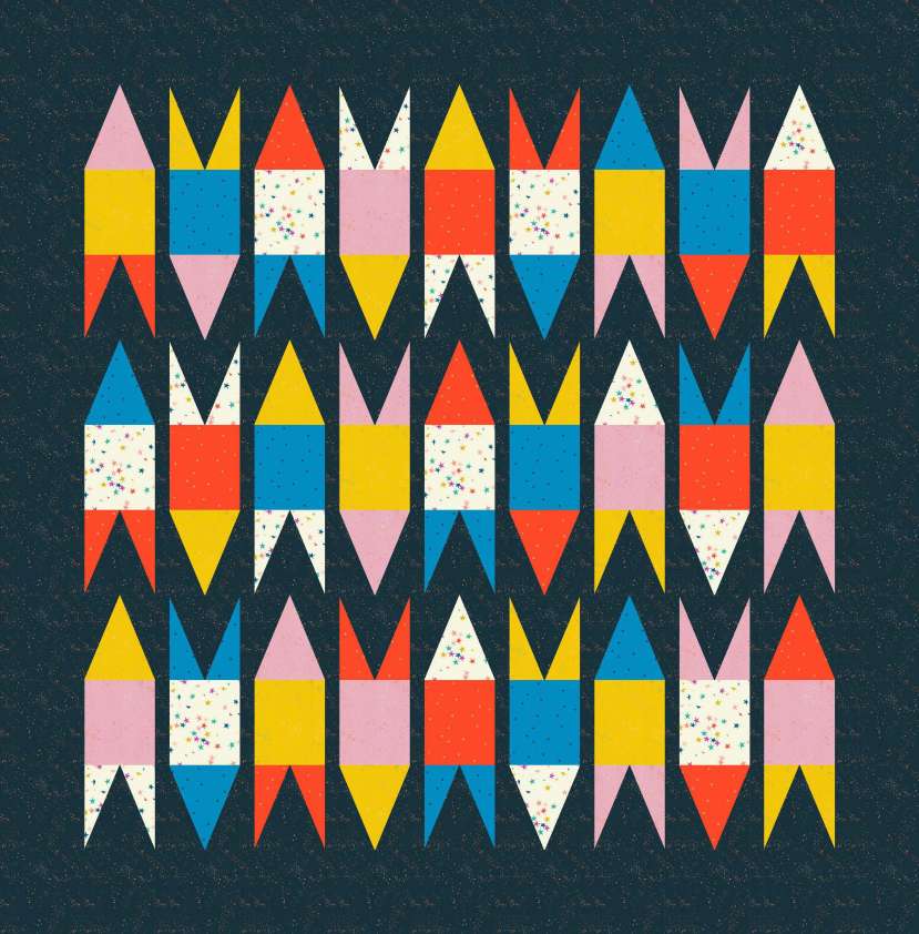 Geometriquilt: Rockets