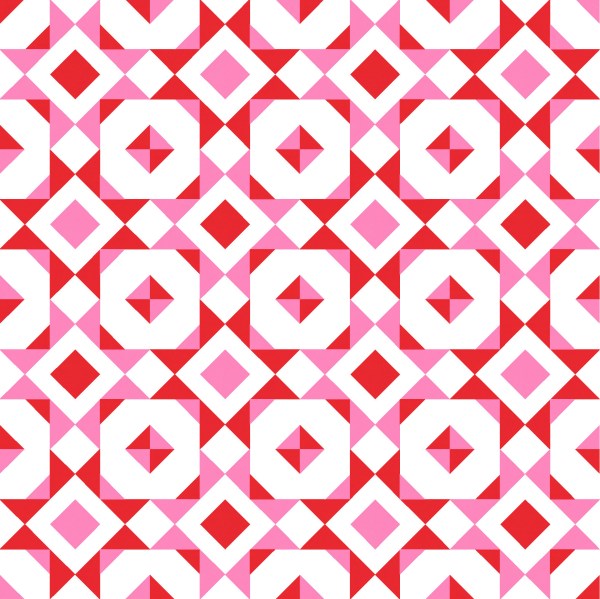 Geometriquilt: Sunday sketch #185-4