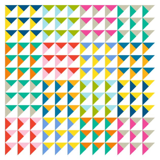 Geometriquilt: Sunday sketch #188-1