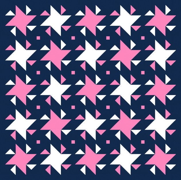 Geometriquilt: Sunday sketch #190-6