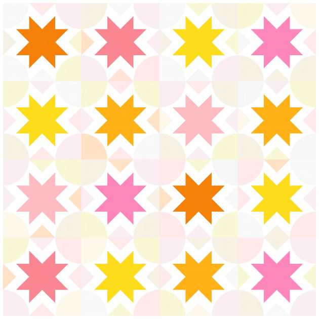 Geometriquilt: Sunday sketch #209-3