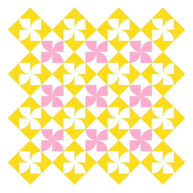 Geometriquilt: Sunday sketch #215-3