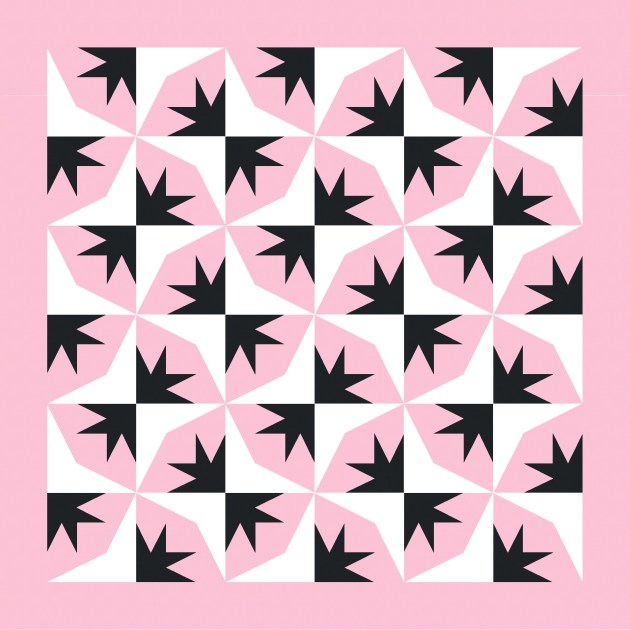 Geometriquilt: Sunday sketch #217-9