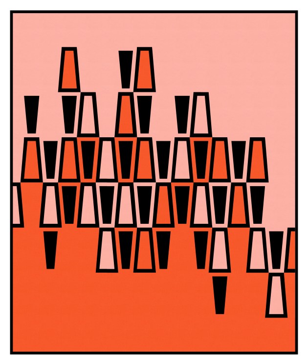 Geometriquilt: Sunday sketch #219-7