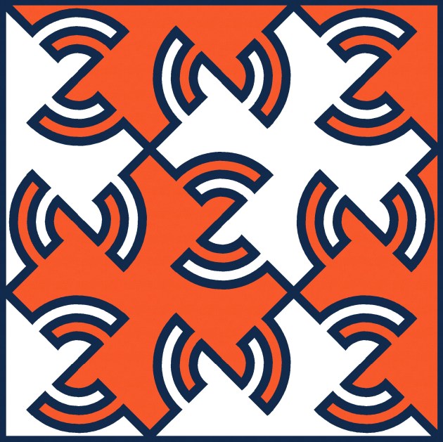 Geometriquilt: Sunday sketch #226-6