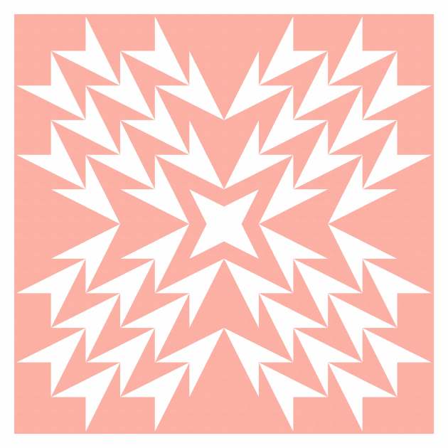 Geometriquilt: Sunday sketch #229-1