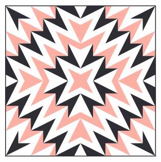 Geometriquilt: Sunday sketch #229-3