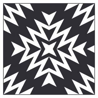 Geometriquilt: Sunday sketch #229-4