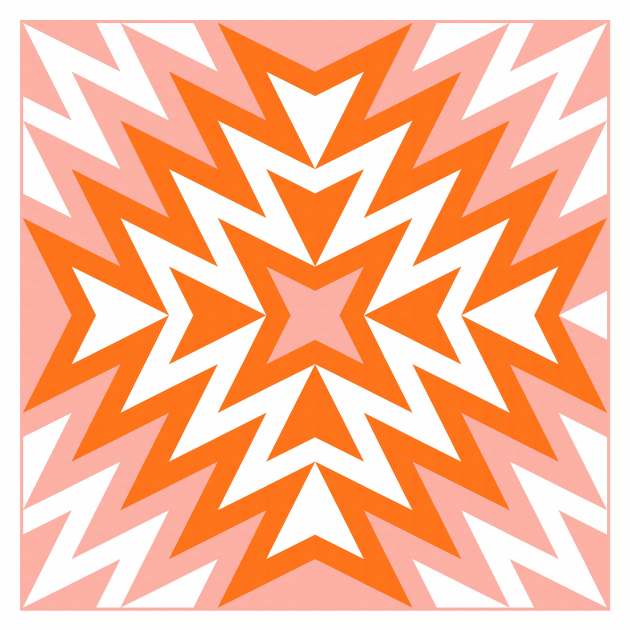 Geometriquilt: Sunday sketch #229-6