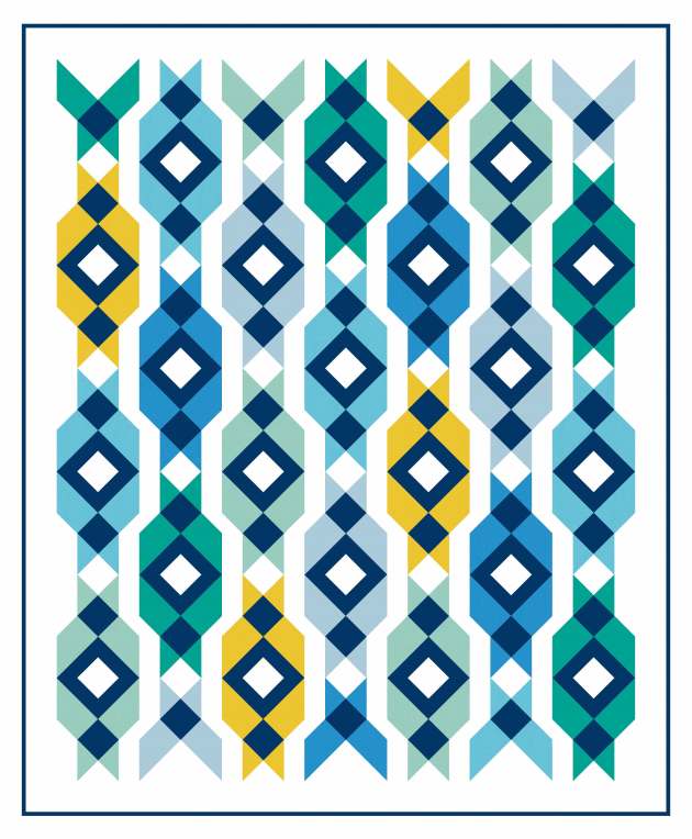 Geometriquilt: Sunday sketch #234-6