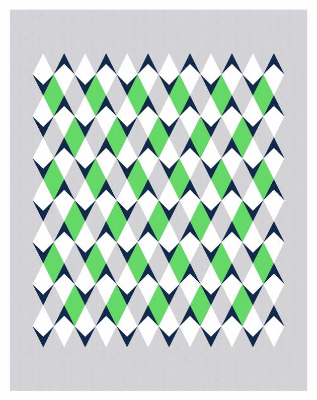 Geometriquilt: Sunday sketch #236-7