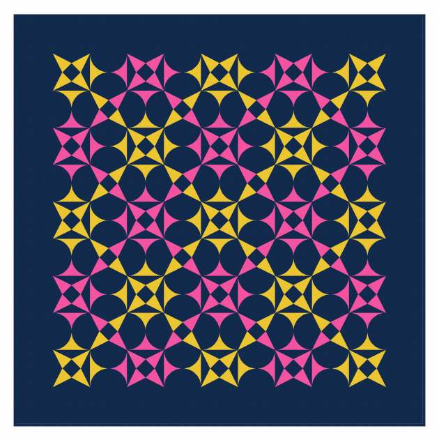 Geometriquilt: Sunday sketch #238-6