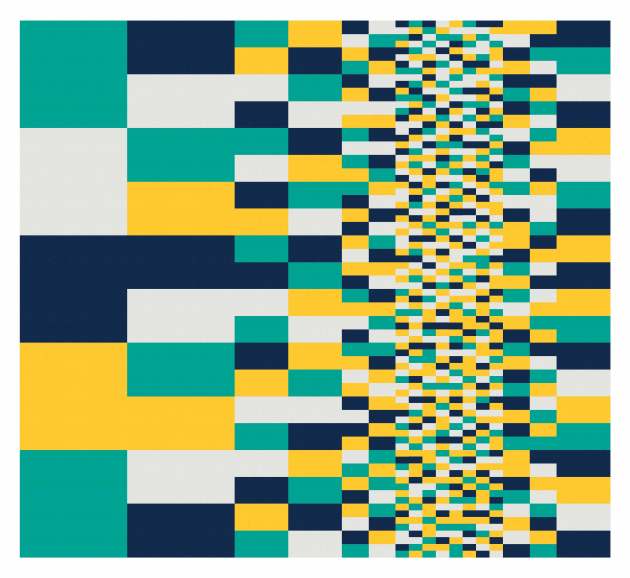 Geometriquilt: Sunday sketch #240-1