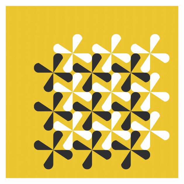 Geometriquilt: Sunday sketch #242-1