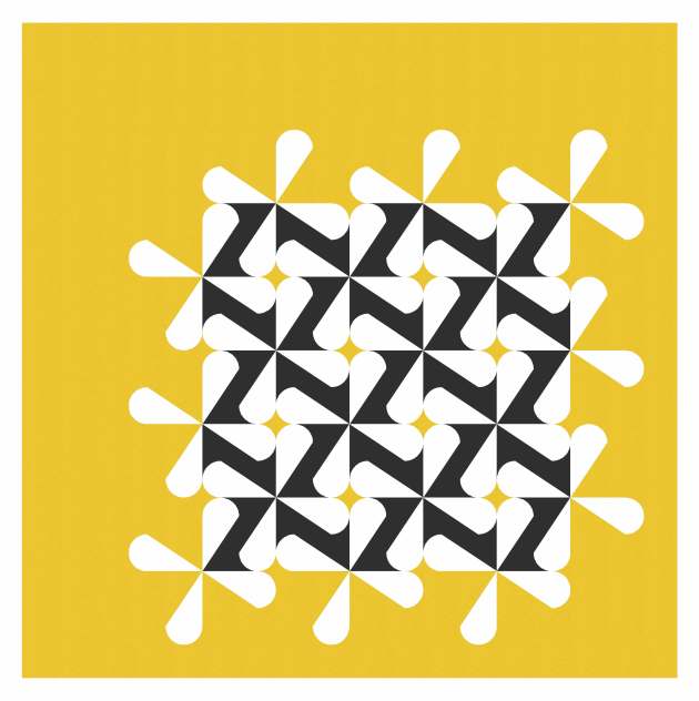 Geometriquilt: Sunday sketch #242-2