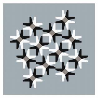 Geometriquilt: Sunday sketch #244-3